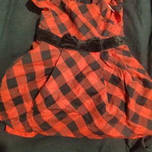 Carter's Christmas Holiday Checkered Dress